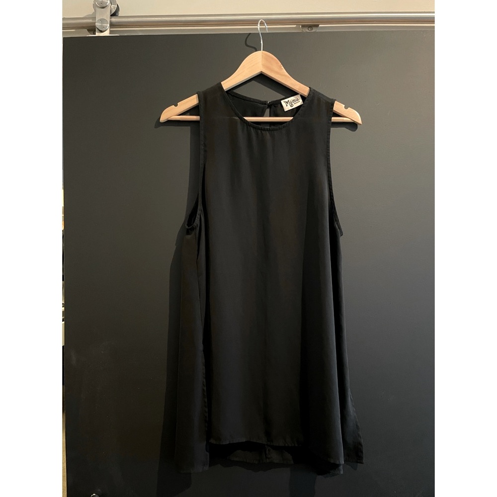 Show Me Your MuMu Black Drapey Dress